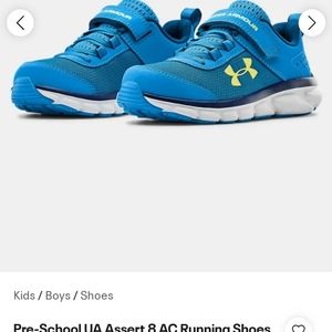 Brand-new, size 2 youth, Underarmor sneakers